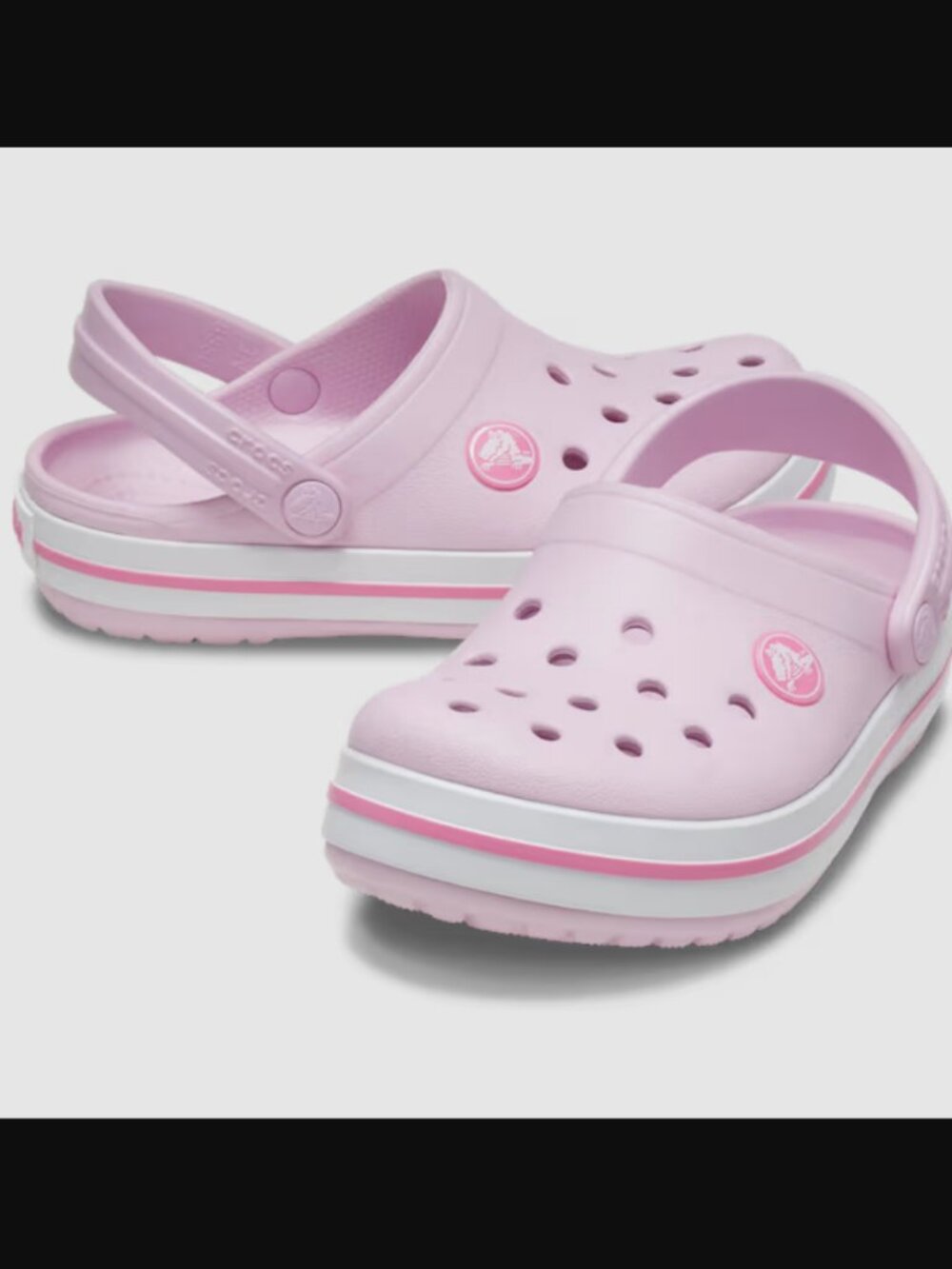 NWT CROCS Toddler Crocband Clog - Ballerina Pink - Size: C8